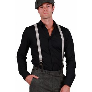 Bretels Peaky Blinders ecru/bruin