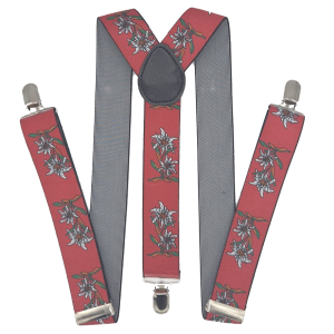 Bretels Edelweiss Rood