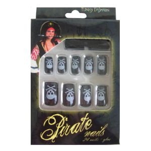 Nagels 24 stuks Piraat