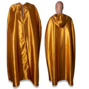 Cape met Capuchon Luxe Goud