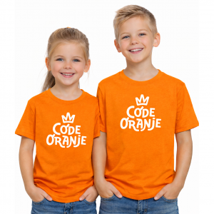 Oranje Holland T-shirt Kind
