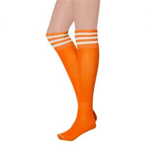 Cheerleader Kousen Oranje / Wit