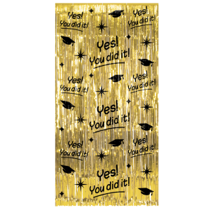 Foliegordijn Classy Goud Yes You Did It