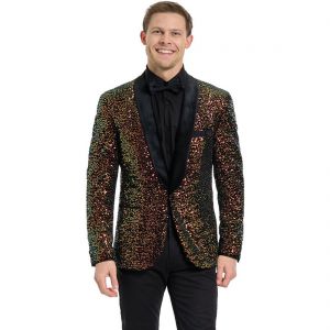 OppoSuits Dinner Jacket Amber Sequins