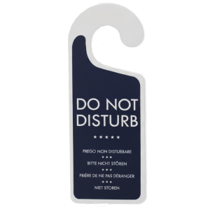 Do Not Disturb deurhanger – stijlvolle deurhanger voor rust en privacy