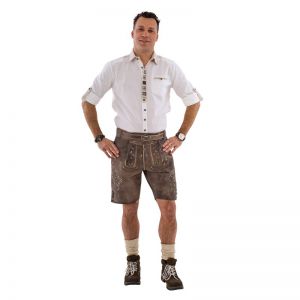 Lederhose deLuxe Licht Bruin