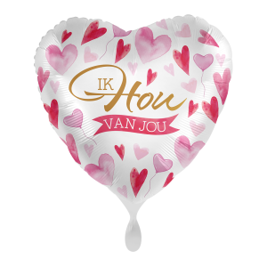 Folieballon Ik hou van Jou