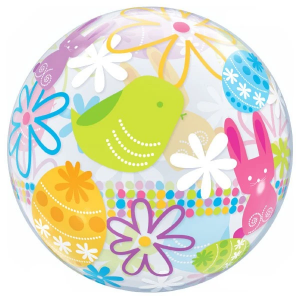 Bubbles folieballon best mom ever transparant bloemen cupcakes 3D ballon