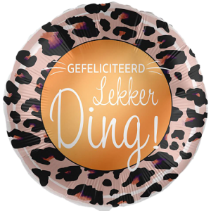 folieballon gefeliciteerd lekker ding