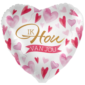 Folieballon Ik hou van Jou