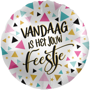 Folieballon Vandaag is jouw Feestje