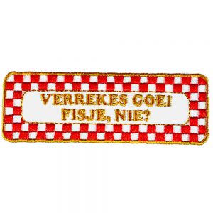 Embleem Brabant Nr. 497 Uitspraak verrekes goei fisje, nie?