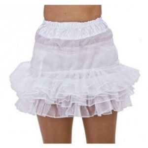 Petticoat Wit 4-laags