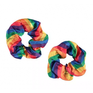 Scrunchie Regenboog 