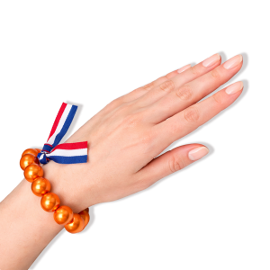 Holland Oranje Armband met Strikje