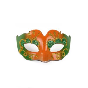 Oogmasker Oranje/Groen