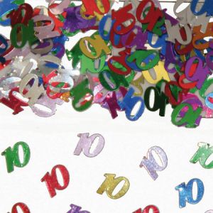 Tafelconfetti 10 jaar