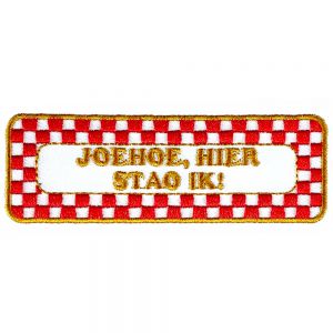 Strijkapplicatie Brabantse Uitspraken - Joehoe