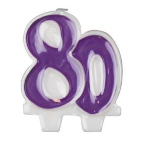 Kaarsje 80 jaar