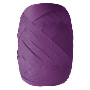 Blauw katoenen krullint 10 m
