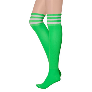 Cheerleader Kousen Neon Groen / Wit