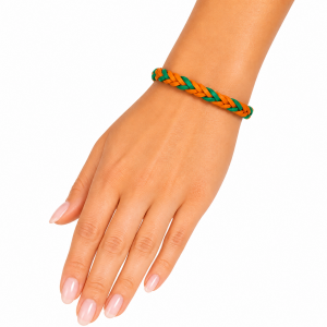 Kruikenstad Leren Gevlochten Armband