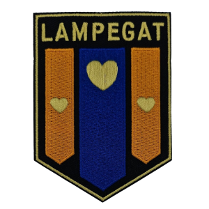 Embleem Lampegat Nr. 5039 Schild met Hartjes