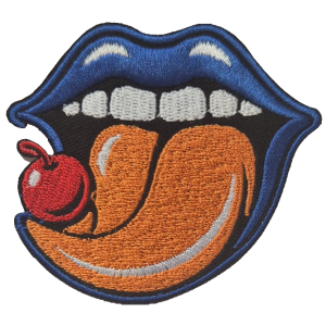 Embleem Lampegat Nr. 5047 Mondje met Kers