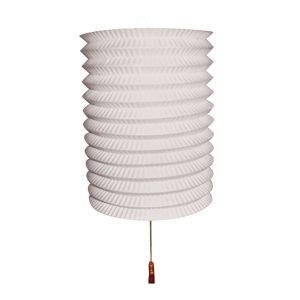 Lampion Wit met kaarsenhouder
