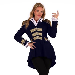 Dames Jas Marineblauw