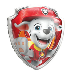 Folieballon Paw Patrol Marshall XL 75 x 68 cm in schildvorm