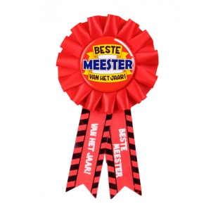 Party Rozet Beste Meester van het Jaar