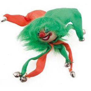 Broche Nar oranje/groen