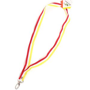 Plak diamantjes rond Rood/Wit/Geel