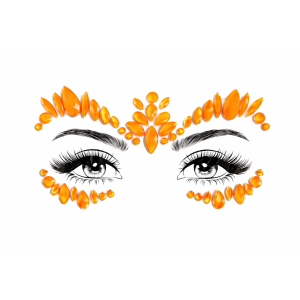 Face & Body Jewel Neon Oranje