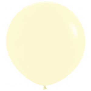 Ballon Pastel Mat Geel R36