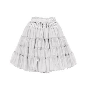 Petticoat 2-laags wit