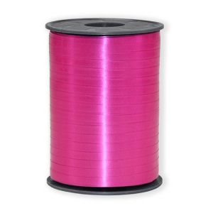 Ballonnen Polyband fuchsia roze 5 mm/500 meter