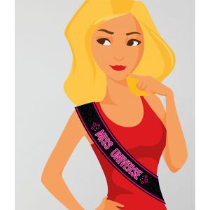 Sjerp Miss Universe Zwart