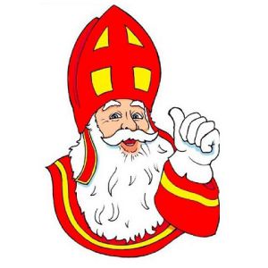 Raamsticker Sinterklaas