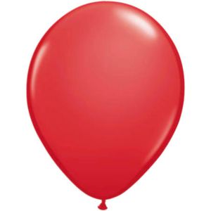 Ballonnen nr. 14 Rood Metallic (10 stuks)