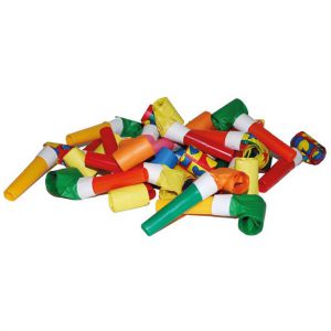 Roltongen gekleurd 24 stuks