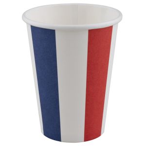 Rood wit blauwe bekers 25cl – feestbekers Nederland thema
