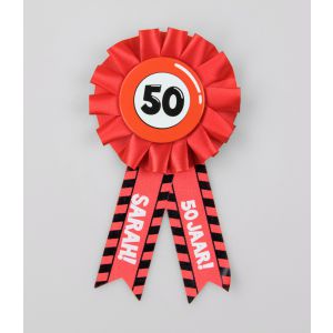 Party Rozet 50 jaar Sarah