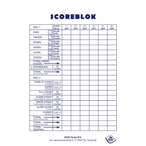 Scoreblok 50 vel