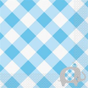 Servetten Baby Blauw Elephant