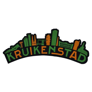 Embleem Kruikenstad Nr. 951 Rugembleem Kruik met Pilske