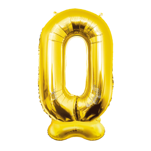 staande gouden folieballon cijfer 7 150 cm kopen
