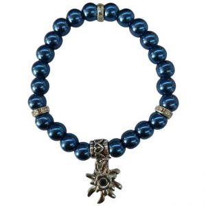 Oktoberfest Parel Armband Wit Edelweiss