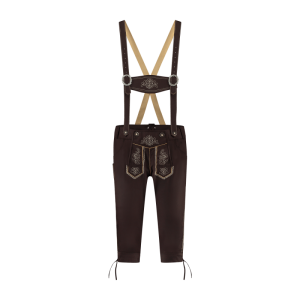 Lederhose Bruin Knie Katoen